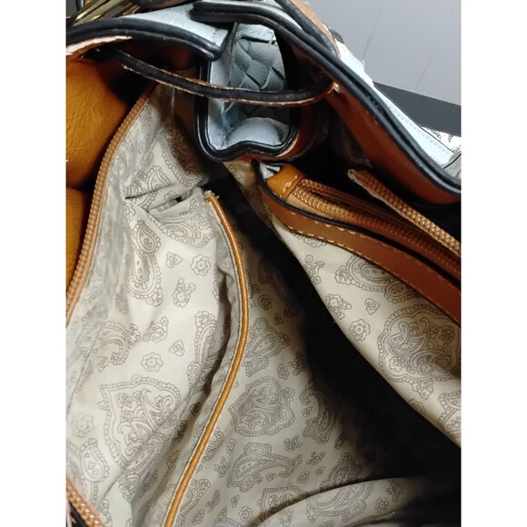 Simply Nicole Large woven Bag Blue - Picture 8 of 9